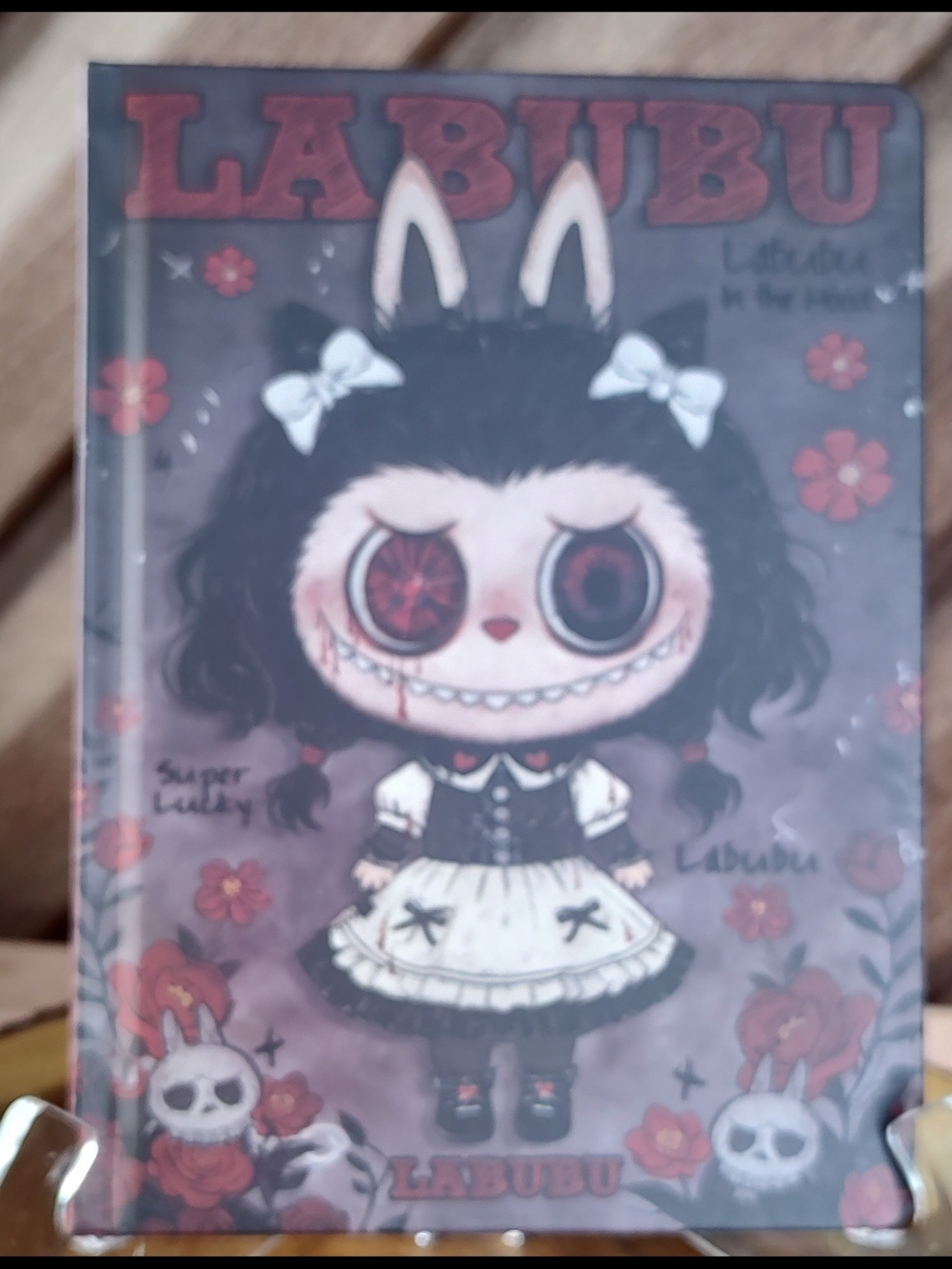 LABUBU Black & White Cute Gothic Bunny Notebook